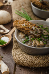 Mushroom soup