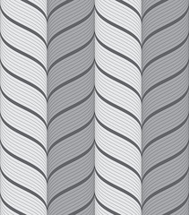 Ribbons gray vertical chevron pattern