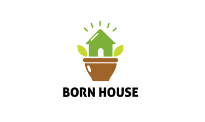 Born House Logo template