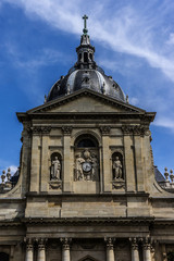 Obraz premium Fragment of Sorbonne edifice. Paris, France.