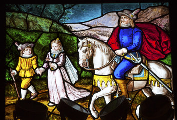 Nobles Stained Glass Convento de Santa Teresa Basilica Avila Cas
