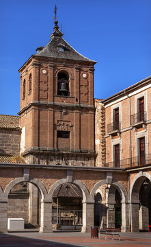 Plaza Mayor Tower Cityscape Castile Spain