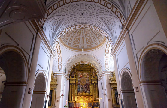 Convento de Santa Teresa Basilica Altar Dome Avila Castile Spain