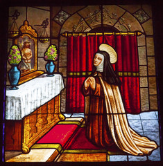 St Teresa Stained Glass Convento de Santa Teresa Avila Spain