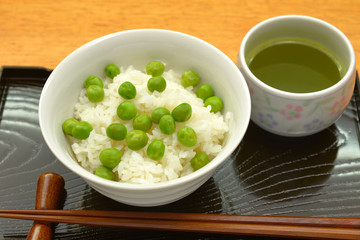 豆ごはん　/　初夏の代表的日本食