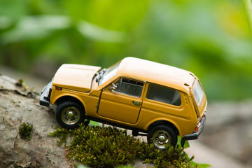Old Toy SUV Off-road