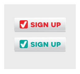 sign up buttons 