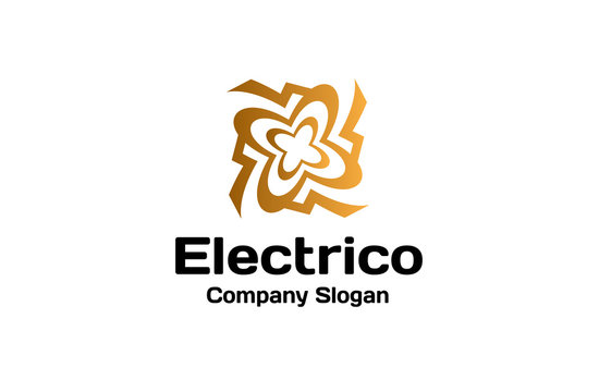 Electric foor logo template