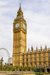 Fototapeta na wymiar View of Big Ben - London, England