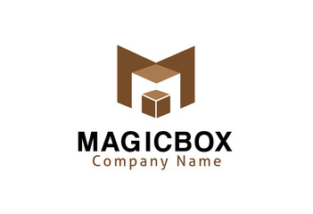 Magic box logo template