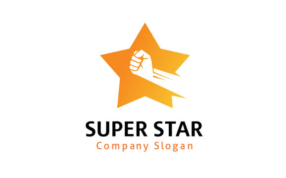 Super Star Logo template