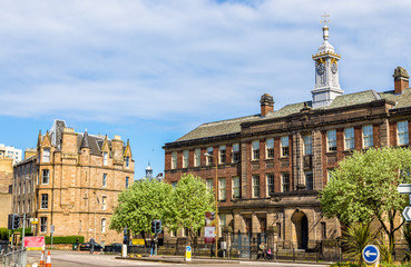 View of Leith academy in Edinburgh - Scotland