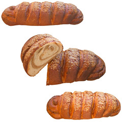 Assortment of baked bread.