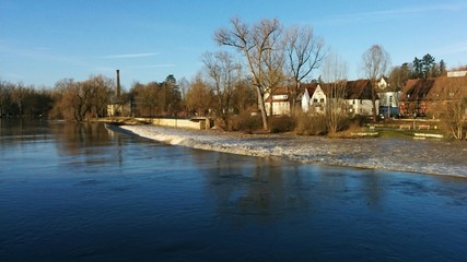 Fototapeta premium Neckar in Nürtingen