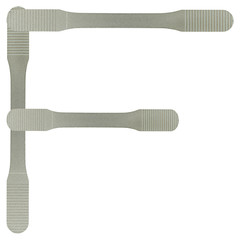 Tensile test bar English font