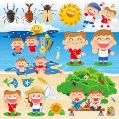 子供　夏休み