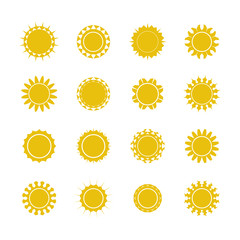 Sun icons collection