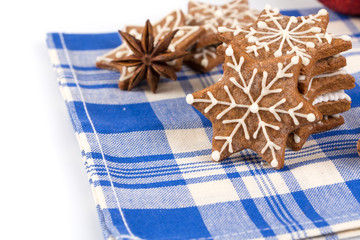 Hand-made Christmas gingerbreads