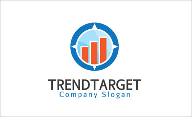 Trend Target Logo template