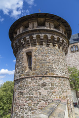 Fototapeta na wymiar Tower in the castle of Wernigerode