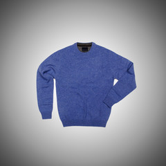 Male sweater against the gradient 