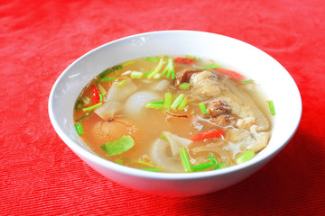 Oxtail soup, the favourite soup south of Thailand