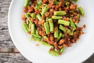 Thai style crispy fries catfish
