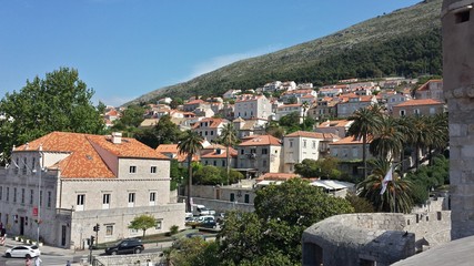 Fototapeta na wymiar Dubrovnik Wall and City, Croatia