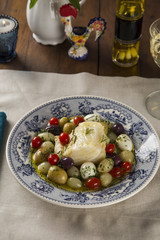 A typical Portuguese dish with codfish called Bacalhau do Porto