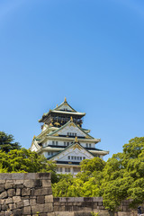 Fototapeta premium Osaka Castle in Osaka, Japan.