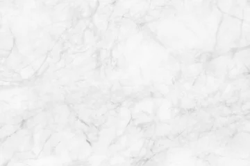 Foto op Plexiglas Marmer Witte marmeren textuur, gedetailleerde structuur van marmer in natuurlijk patroon voor achtergrond en ontwerp.