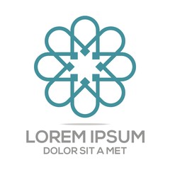 Abstract Logo + Vector Alphabet X letter Elegant