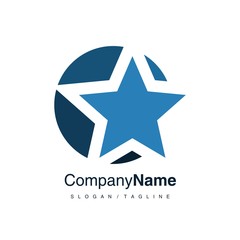 Star logo icon vector