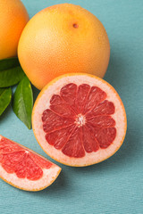Ripe grapefruit