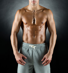 Fototapeta premium young male bodybuilder