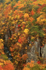 鳴子峡の紅葉