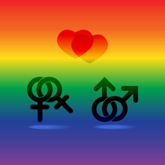 abstract background of pride celebration in colorful rainbow bac