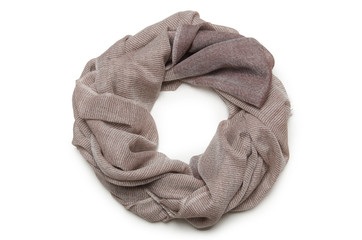 Nice scarf isolated on the white
