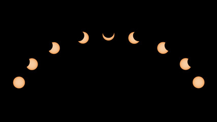 Obraz premium Eclissi solare
