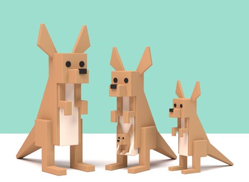 Kangaroo family
