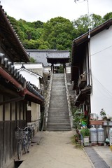 広島県竹原市　西方寺の石段