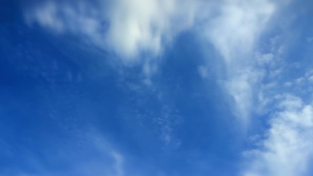 Cloudy changeable weather stop motion animation