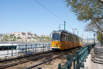 Fototapeta na wymiar Historical tram