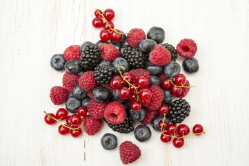 Freshly berry fruits