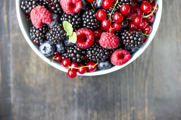 Freshly berry fruits