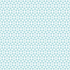 Seamless Pattern Flowers Turquoise © Jan Engel