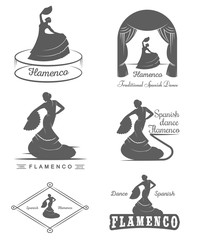 Set Logos and Badges Flamenco