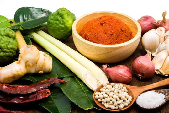 Ingredient Of Thai Red Curry Paste