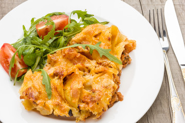Beef lasagna