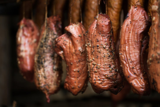smokehouse - Smoked meats - ham, bacon